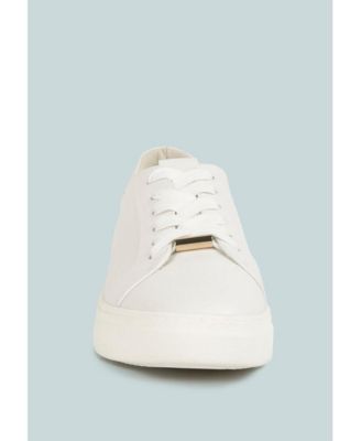 SCHICK Womens Lace Up Leather Sneakers