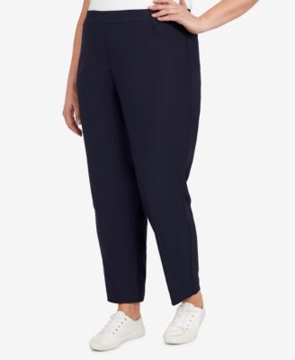 Plus Size Classic Allure Tummy Control Pull-On Average Length Pants