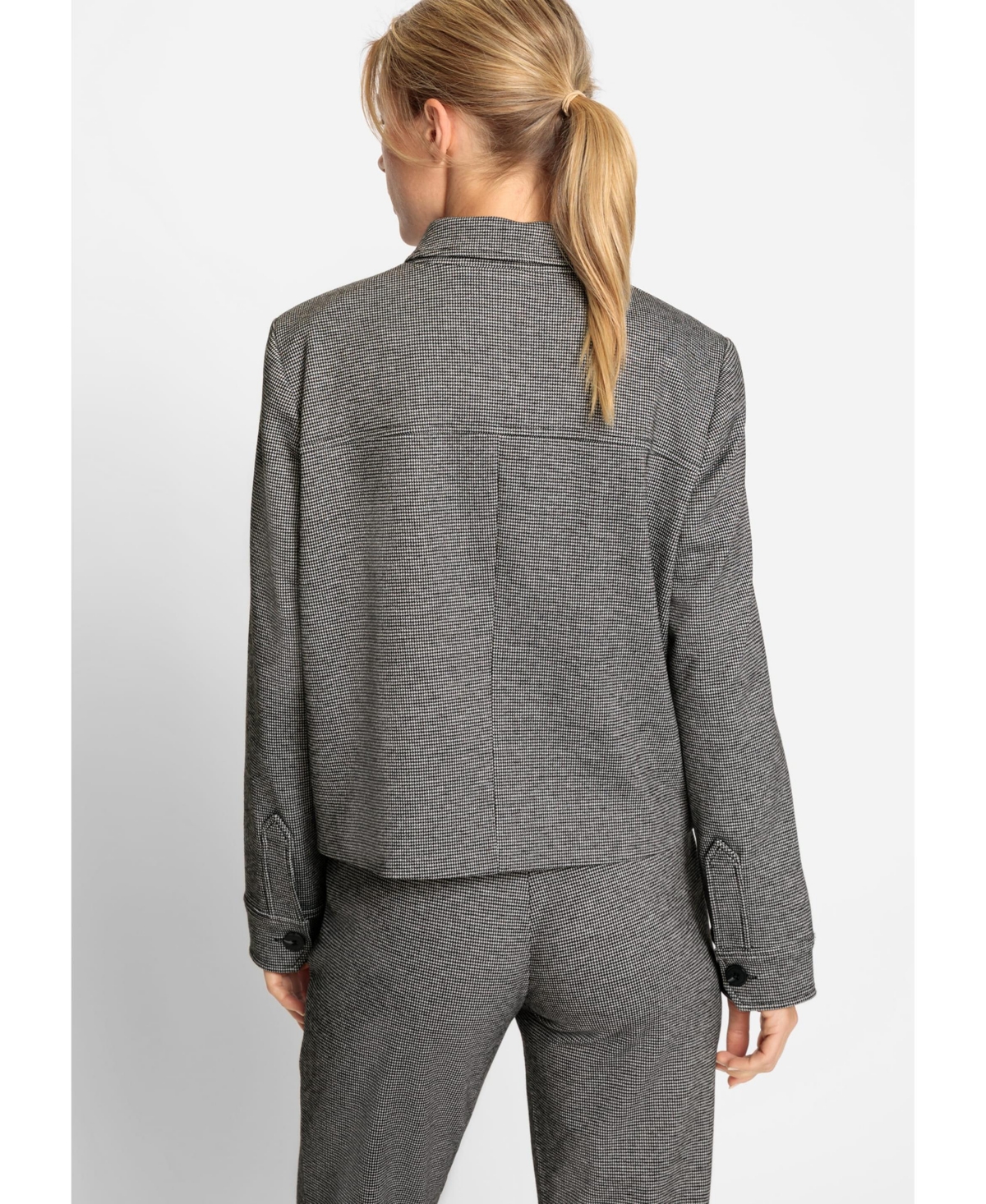 Olsen Women's Micro Houndstooth Jacket