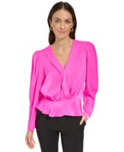 Pink tops at macys shop