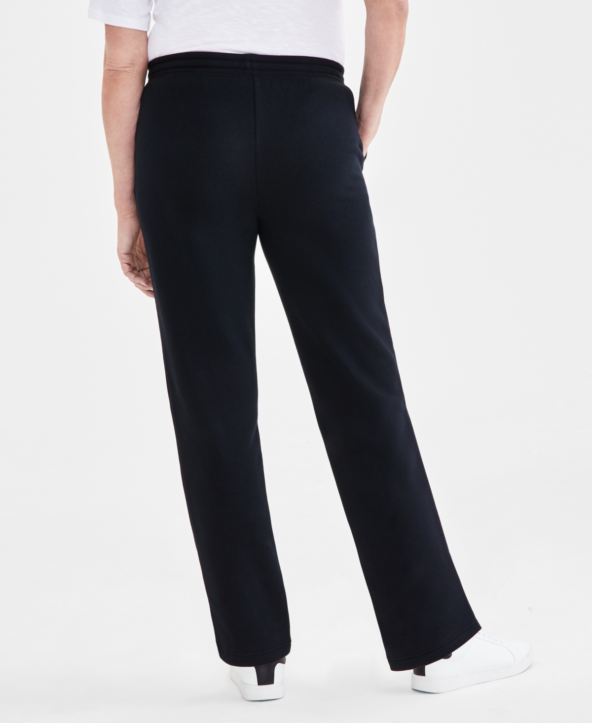 Style & Co Petite Cotton Fleece Drawstring Sweatpants, Created for Macy's