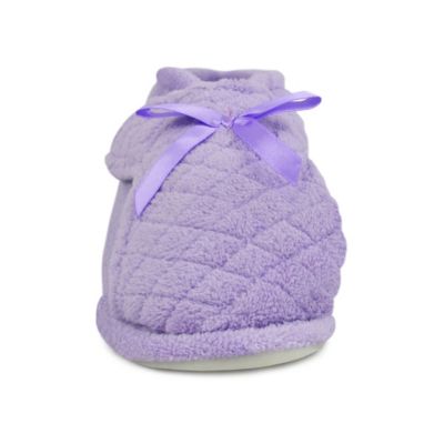 Women's Micro Chenille Adjustable Bootie Slippers