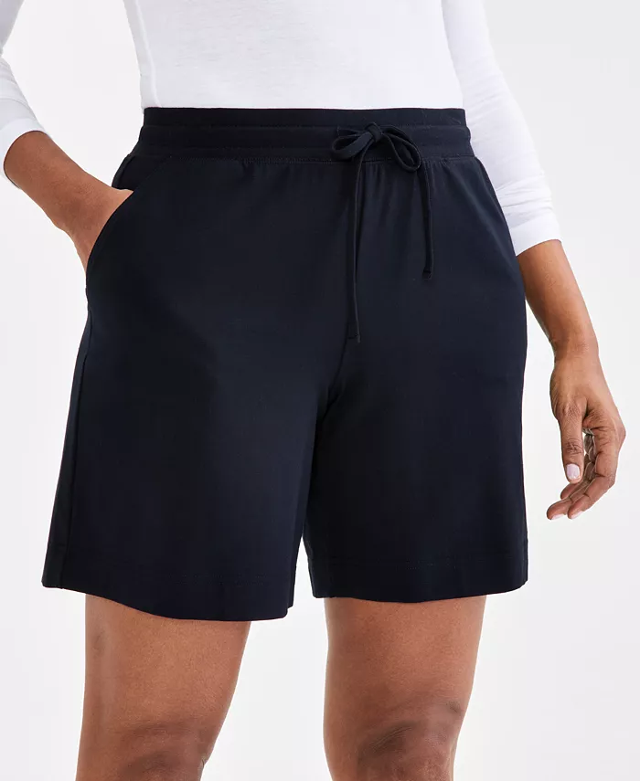 Women's Mid Rise Sweatpant Shorts - thumbnail 6
