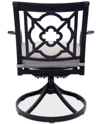 CLOSEOUT! St Croix Outdoor 7-pc Dining Set (68x38" table + 4 dining chairs + 2 swivel chairs), Created for Macy's