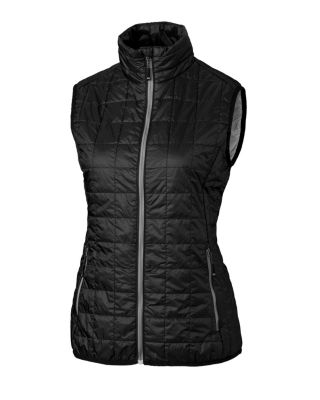 Women's Cutter and Buck Rainier PrimaLoft Eco Insulated Full Zip Puffer Vest