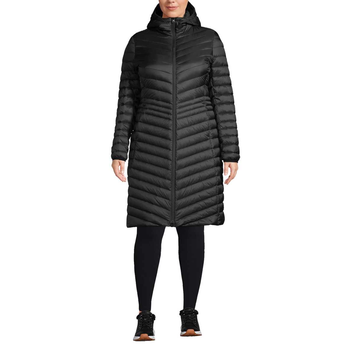 Plus Size Wanderweight Packable Down Coat - Evening forest
