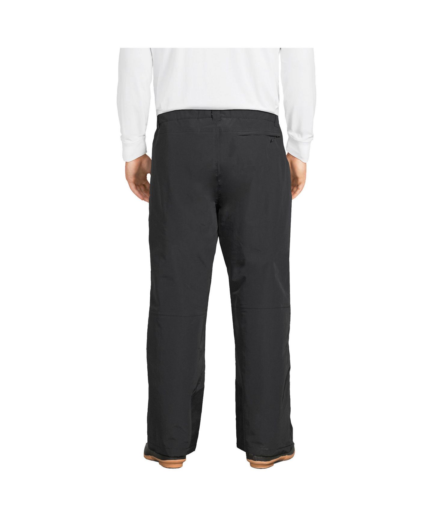 Мужские брюки Lands' End Squall Waterproof Insulated Snow, цвет: Чёрный — фото 2