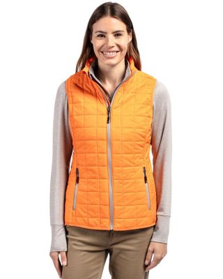 Women's Cutter and Buck Rainier PrimaLoft Eco Insulated Full Zip Puffer Vest