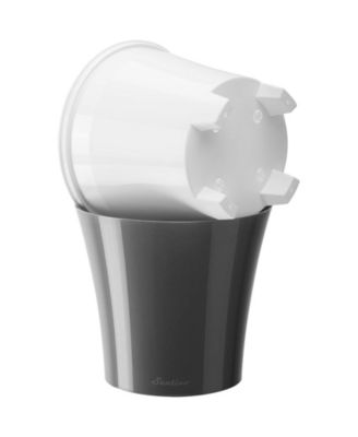 Round Modern Flower Pot with Drainage, 8.5in, Set of 3