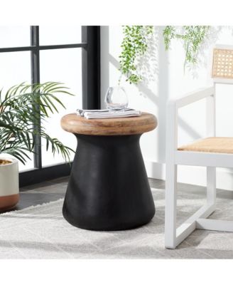 Button Concrete Accent Stool