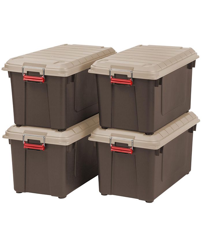  IRIS USA 6.5 Quart WeatherPro™ Storage Container Box