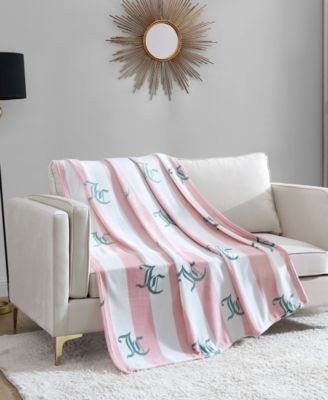 Cabana Plush Striped Throw, 50" x 70"