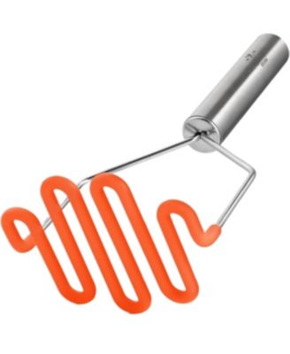 Non-Scratch Potato Masher Kitchen Tool - Durable Stainless Steel Mashed Potatoes Masher