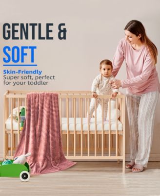 Cut Plush Lightweight Super Soft Luxury Bed Throw, 50" x 60"