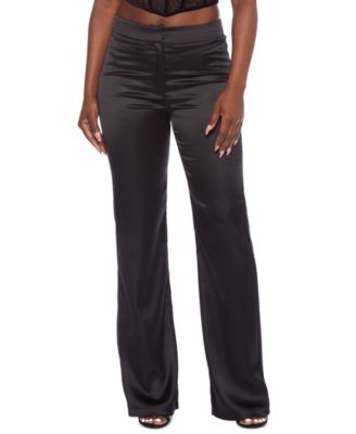 Alex & Sophia - Juniors' Stretch Satin Pants