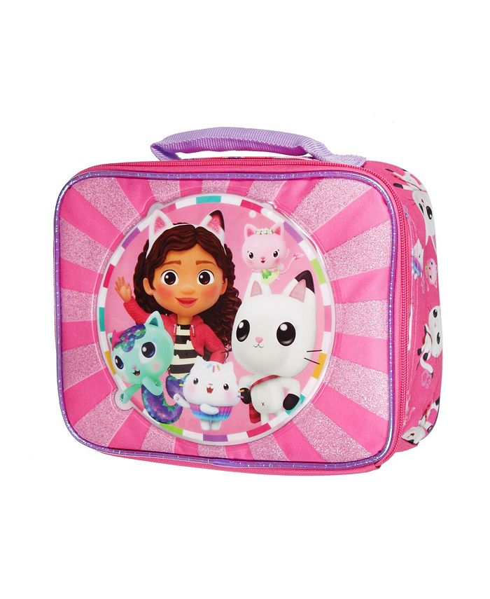 Gabby's Dollhouse Kids Lunch Box Pandy Paws and Kitty Friends Insulated