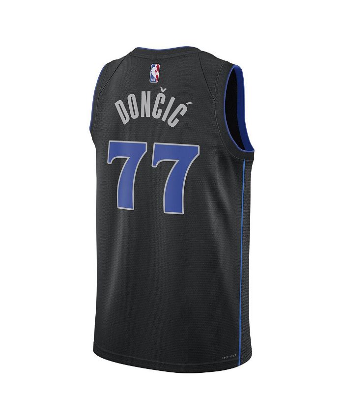 Nike Men's and Women's Luka Doncic Black Dallas Mavericks 2023/24