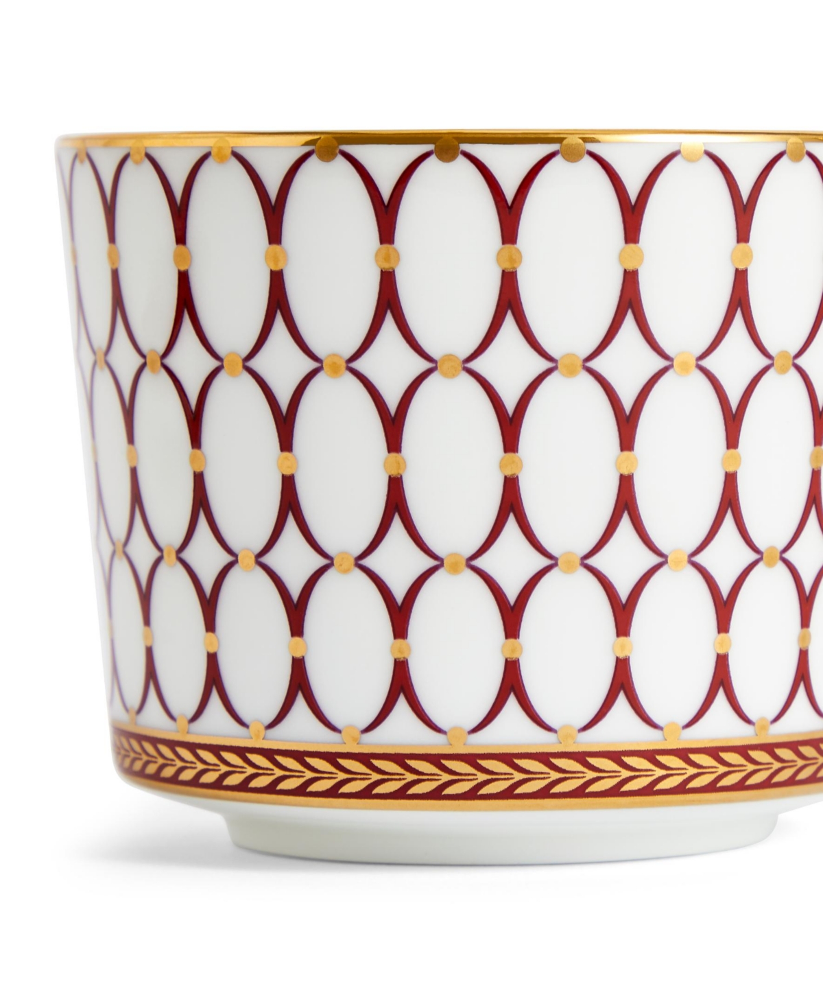 Wedgwood Renaissance Red China Teacup And Saucer In Red