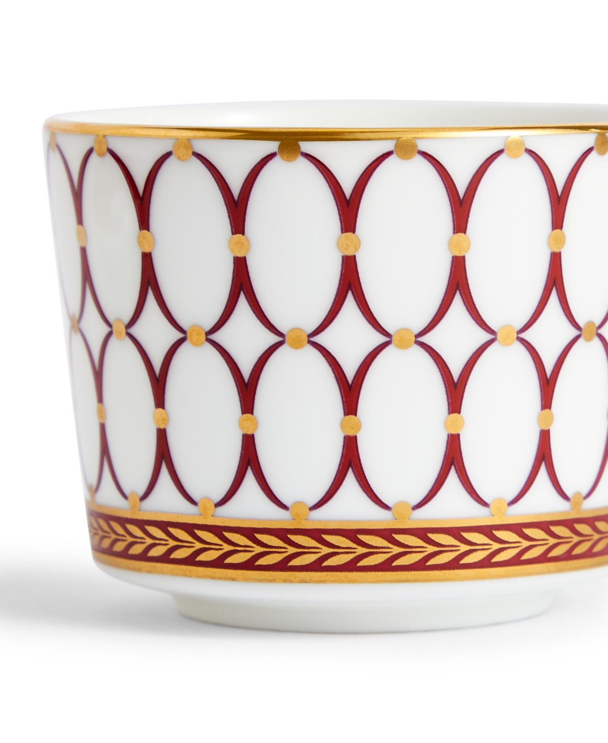 Wedgwood Renaissance Red China Coffee Cup And Saucer In Red