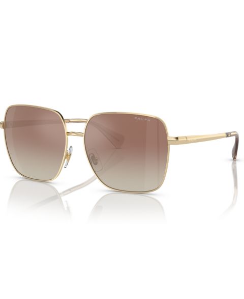 Женские солнцезащитные очки Ralph by Ralph Lauren Sunglasses, Gradient RA4142, цвет: Блестящий бледный золотой