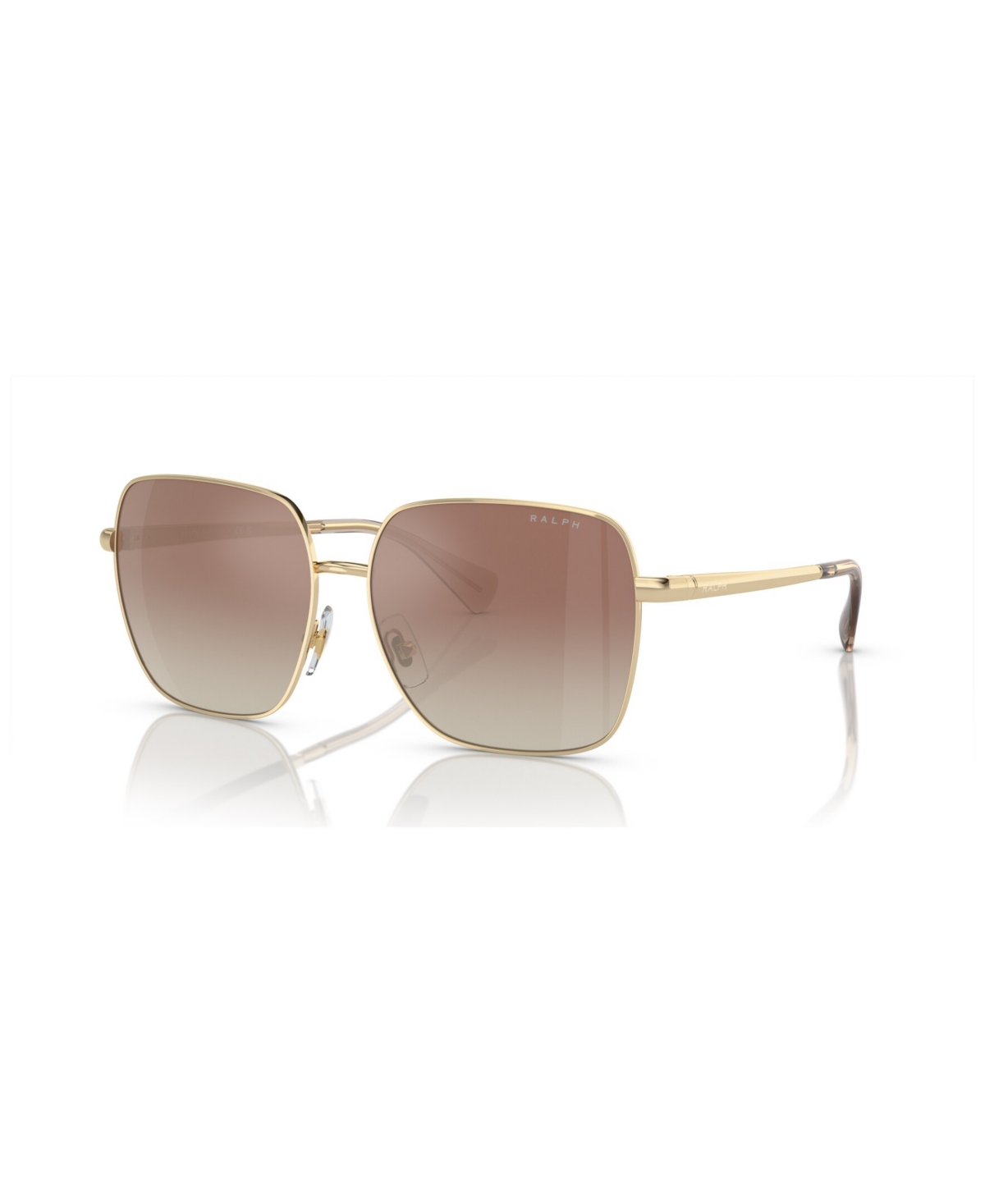 Ralph By Ralph Lauren Women's Sunglasses, Mirror Gradient Ra4142 In Shiny Pale Gold