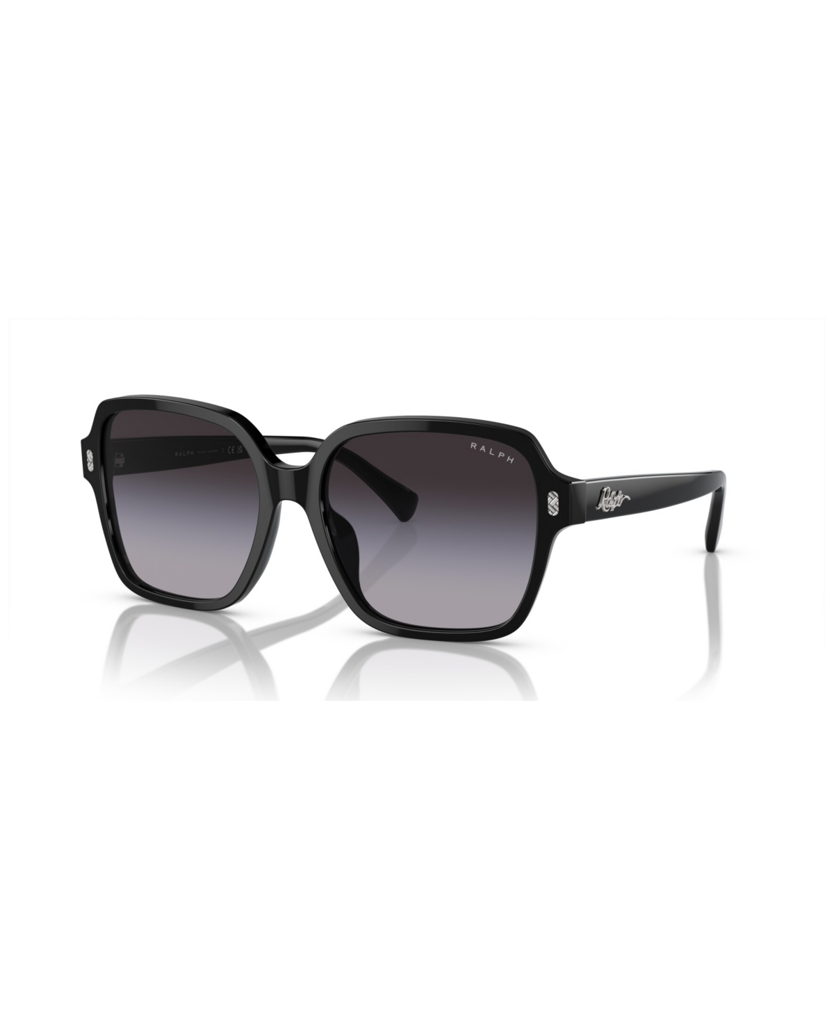 Ralph By Ralph Lauren Women's Sunglasses, Gradient Ra5304u In Shiny Black