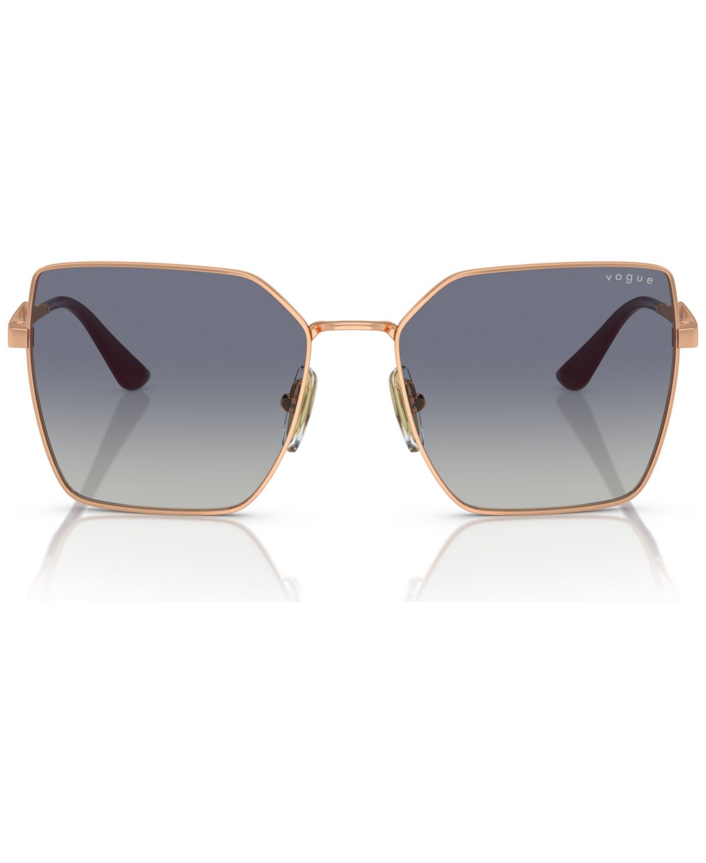 Женские солнцезащитные очки Vogue Eyewear Sunglasses, Gradient VO4284S, цвет: Розовое золото — фото 2