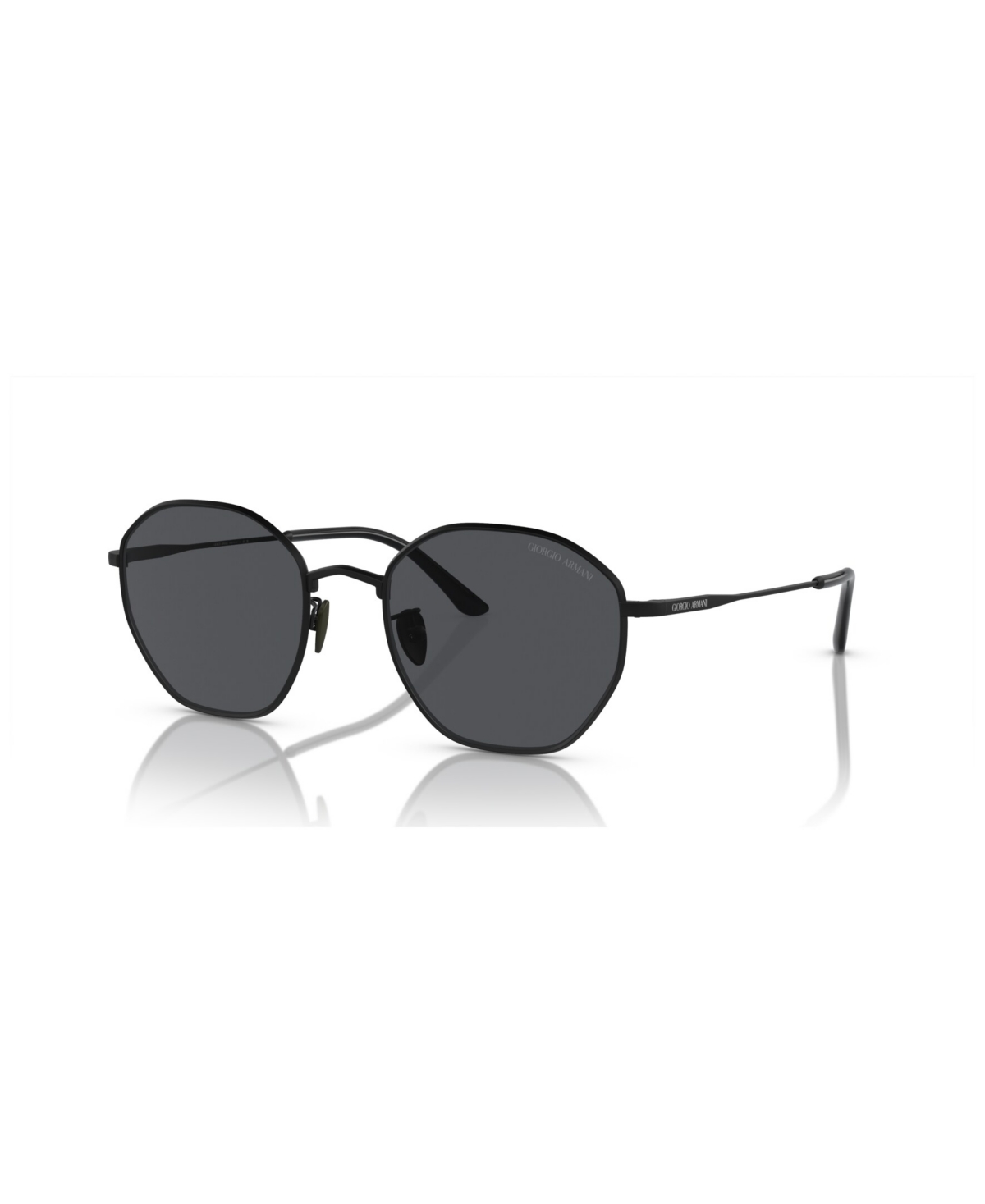 Shop Giorgio Armani Men's Sunglasses Ar6150 In Matte Black