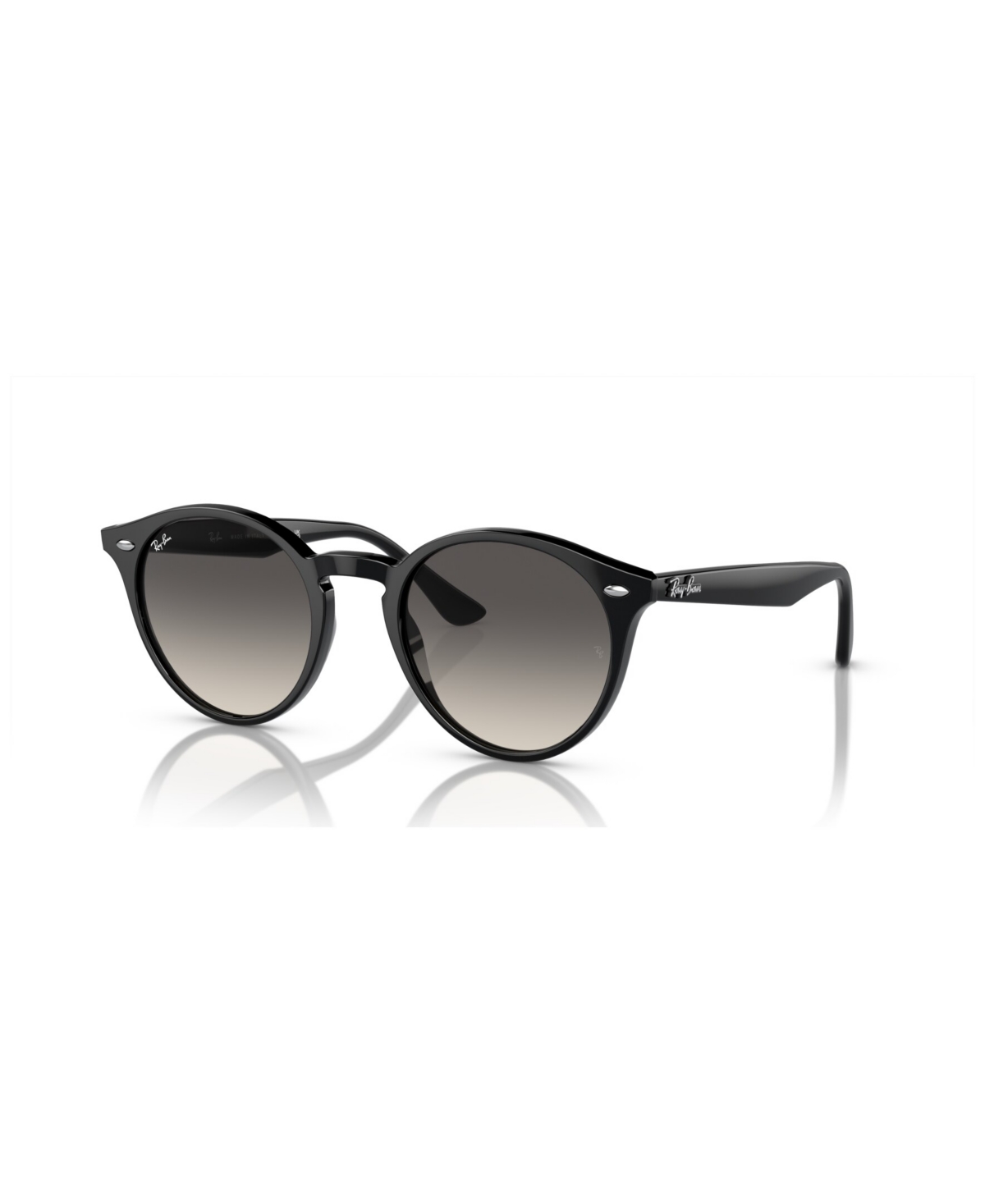 Ray Ban Unisex Rb2180 Low Bridge Fit Sunglasses, Gradient Rb2180f In Black