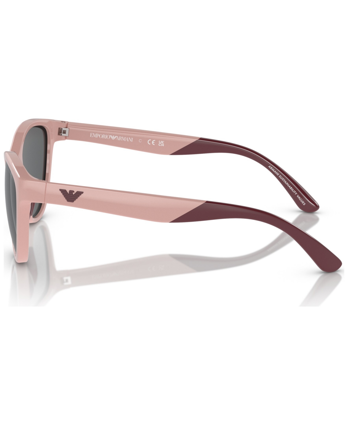 Shop Emporio Armani Kids Sunglasses Ek4003 In Shiny Pink