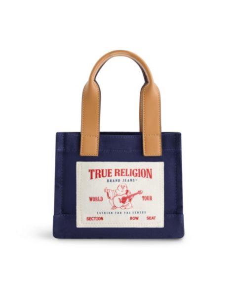 Женская сумка True Religion Mini Tote, цвет: Тёмно-синий