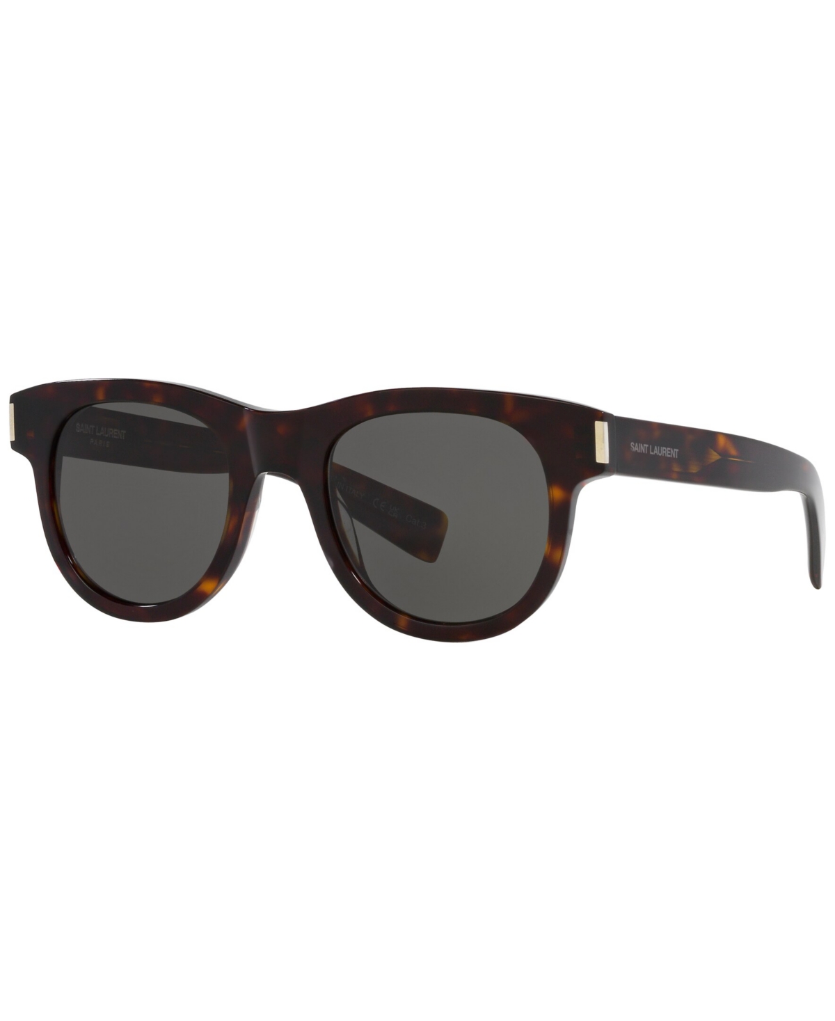 Saint Laurent Unisex Sl 571 Sunglasses Ys000486 In Tortoise