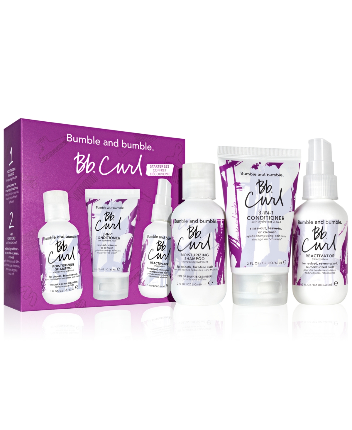 Bumble And Bumble 3-pc. Curl Starter Set In No Color