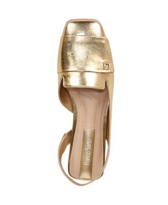 Teagan Square Toe Slingback Flats