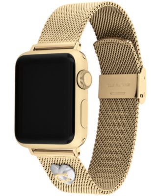 Gold-Tone Stainless Steel Mesh Bracelet for 38, 40, 41mm Apple Watch