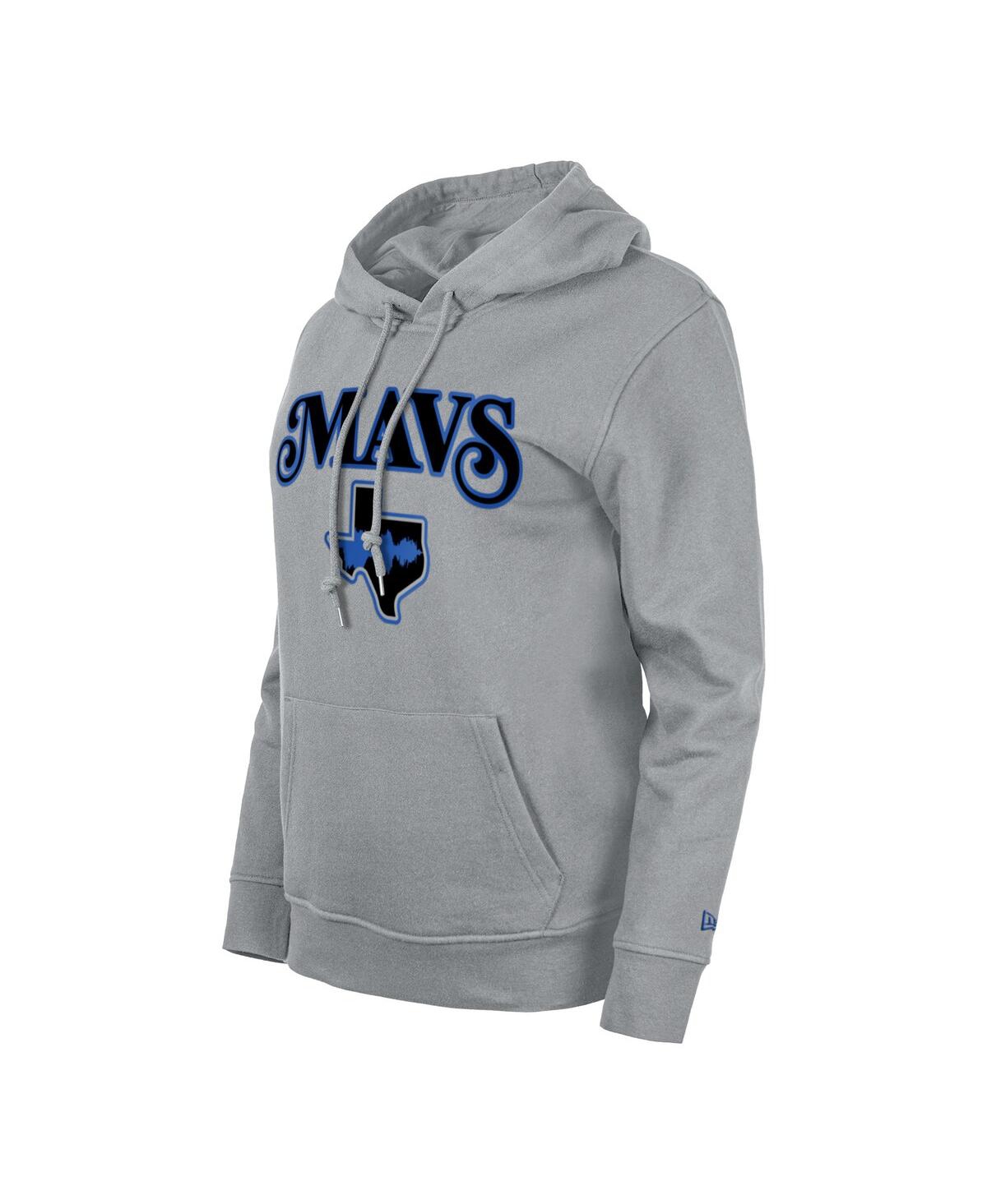 Women's New EraDallas Mavericks 2023/24 City Edition Pullover Hoodie - Gray
