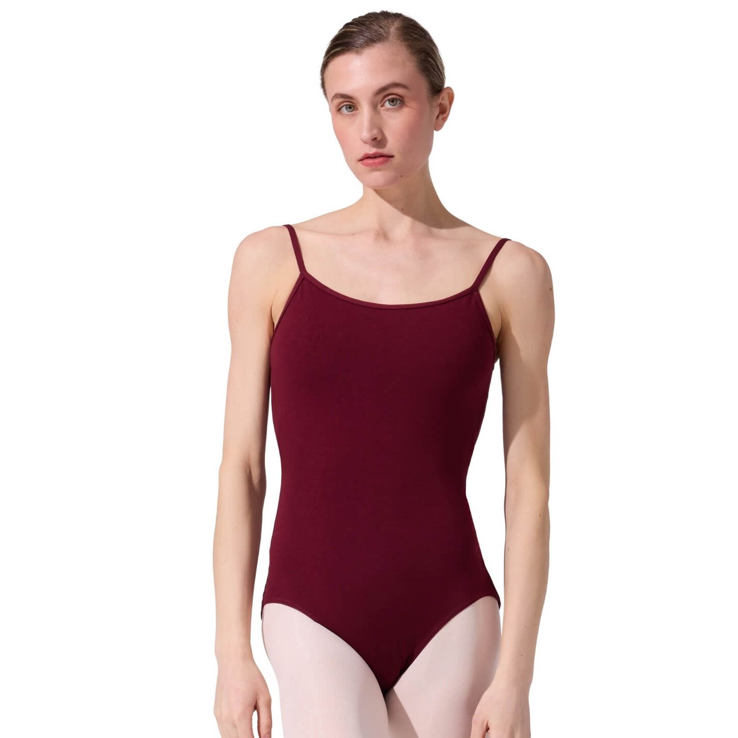 Женский топ Capezio Camisole Leotard w/ Adjustable Straps, цвет: Бордовый — фото 1