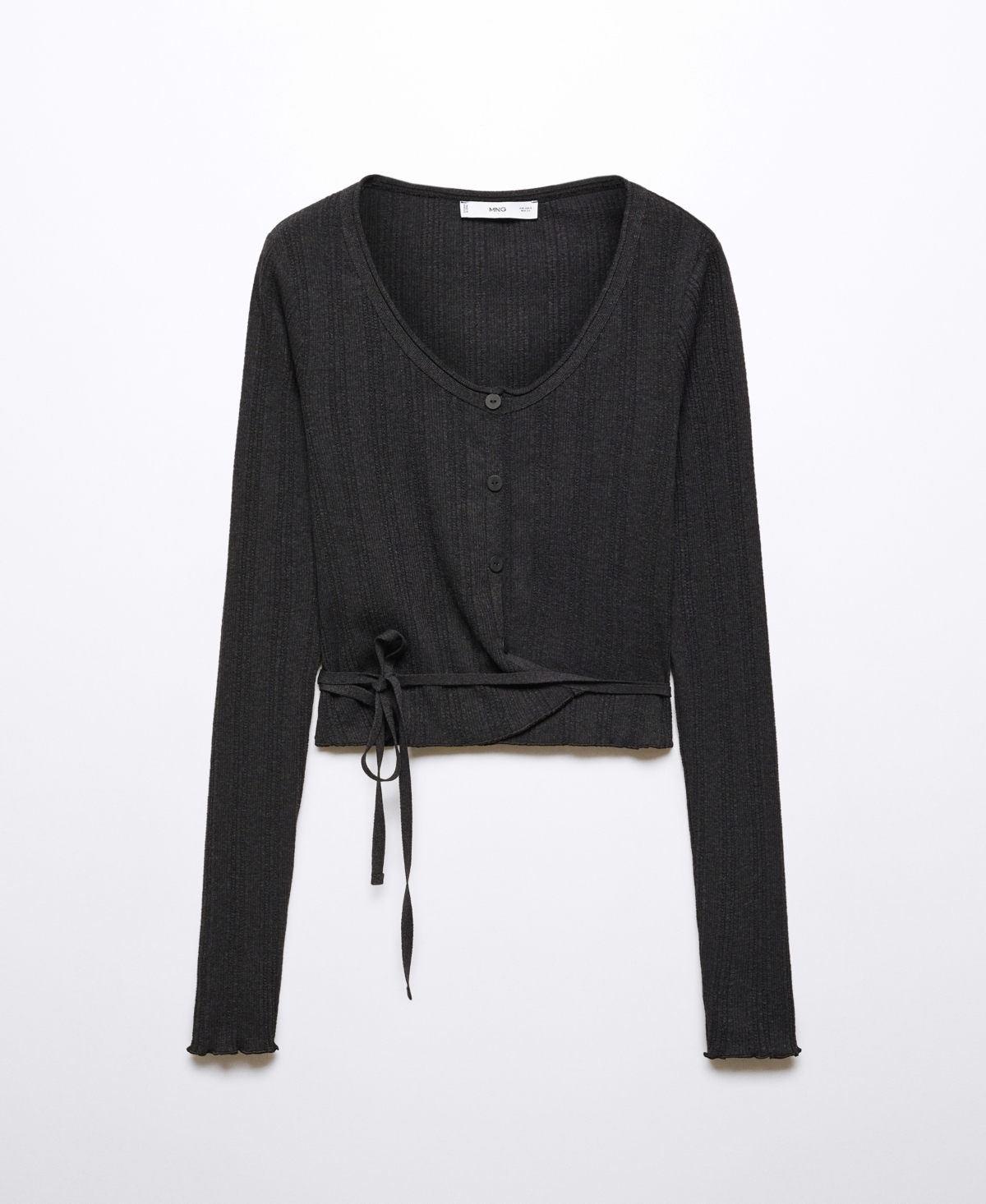 Mango Women's Knit Button T-shirt