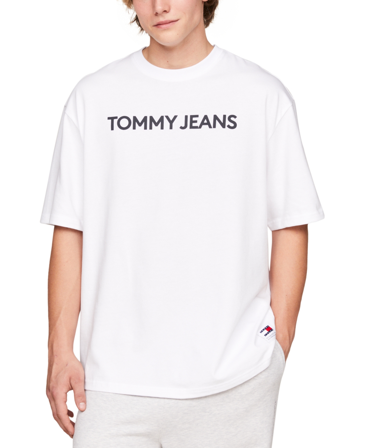Tommy Hilfiger Men's Bold Classics Short Sleeve Logo T-shirt In White