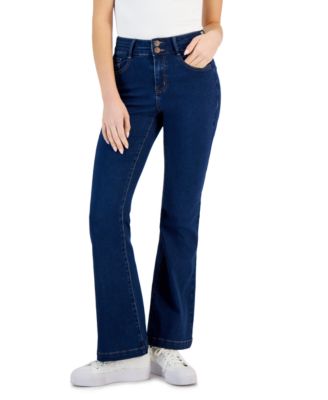 Dollhouse - Juniors' Curvy High-Rise Flare-Leg Jeans