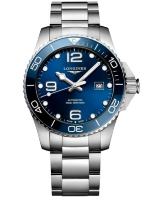 Longines - Men's Swiss Automatic HydroConquest Stainless Steel Bracelet Watch 43mm