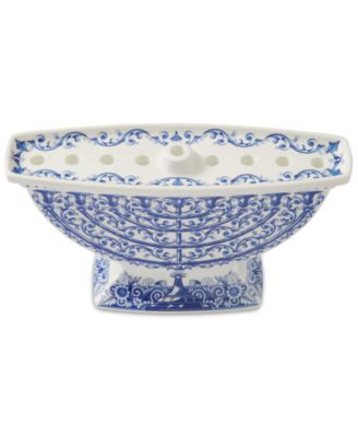 Blue Italian Menorah