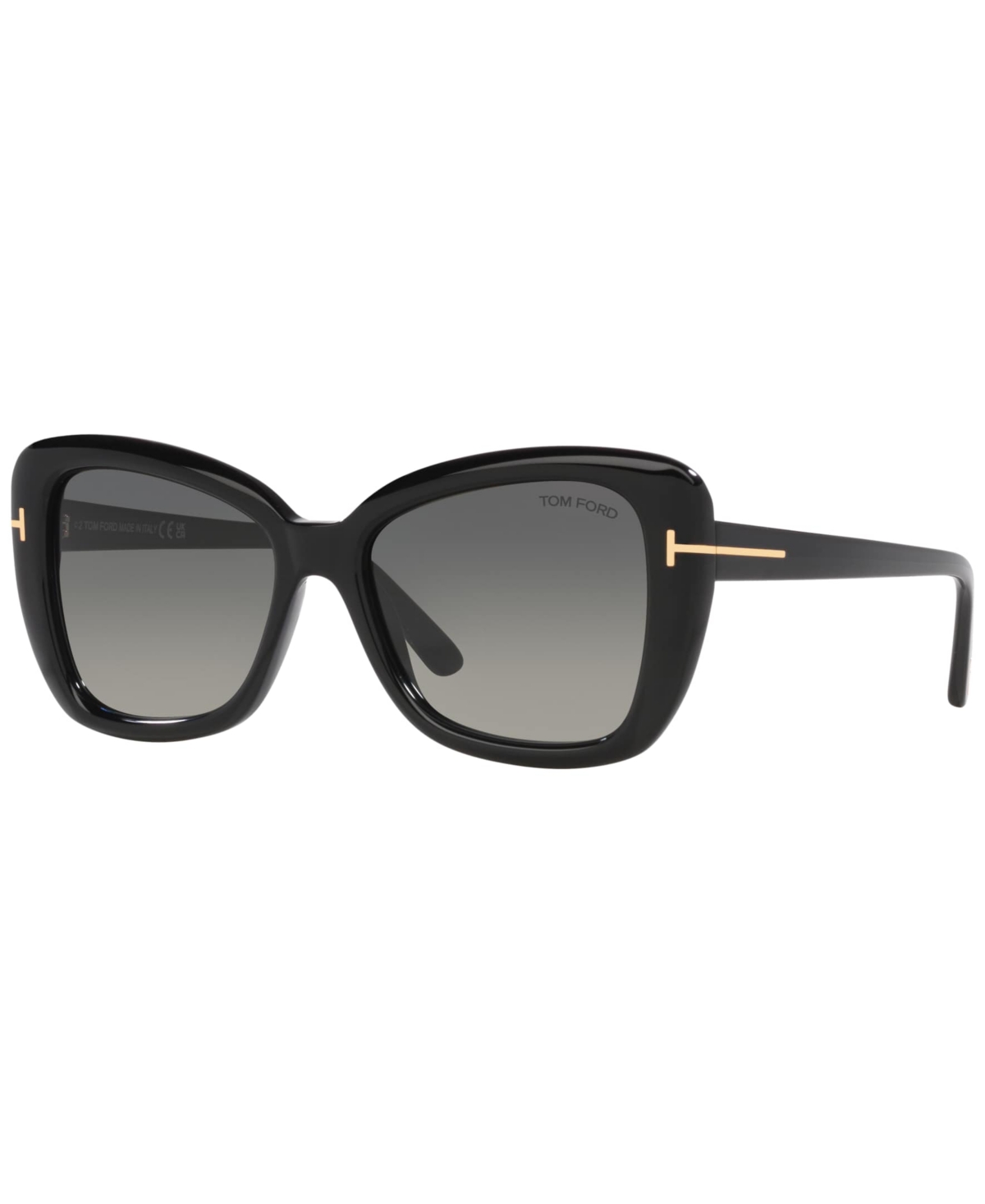 Tom Ford Women's Ft1008 Sunglasses, Gradient Tr001509 In Black Shiny