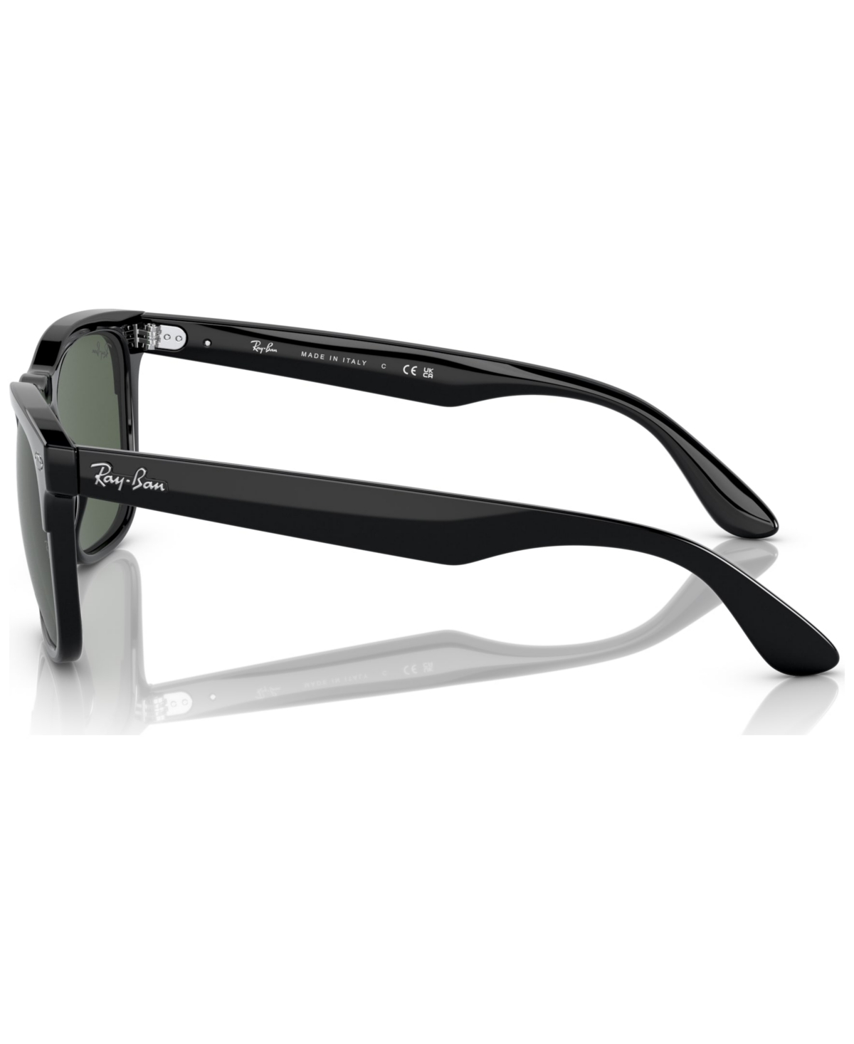 Ray Ban Unisex Steve Low Bridge Fit Sunglasses Rb4487f In Black