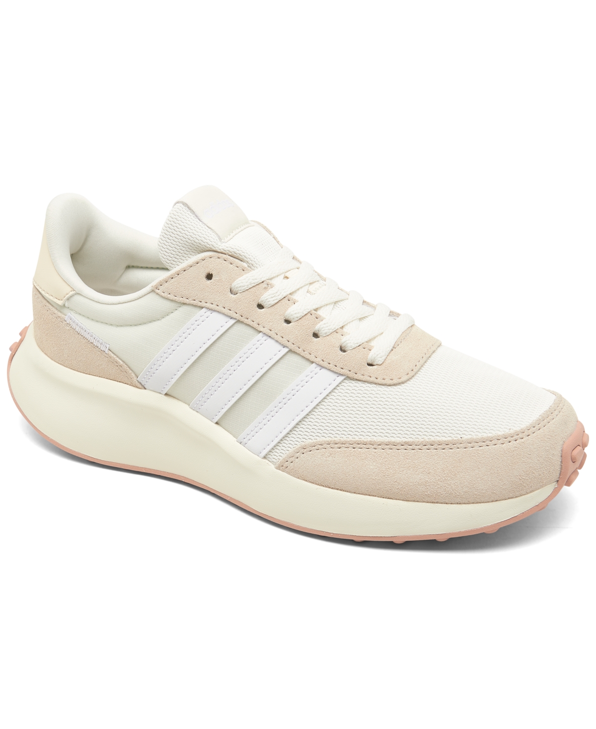 Adidas Originals Women's Run 70s Casual Sneakers From Finish Line In Off White,white