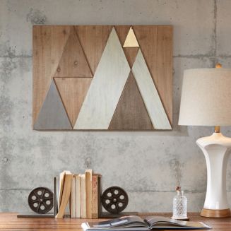 Ranger Layered Triangles Wood Wall Decor - Macy's