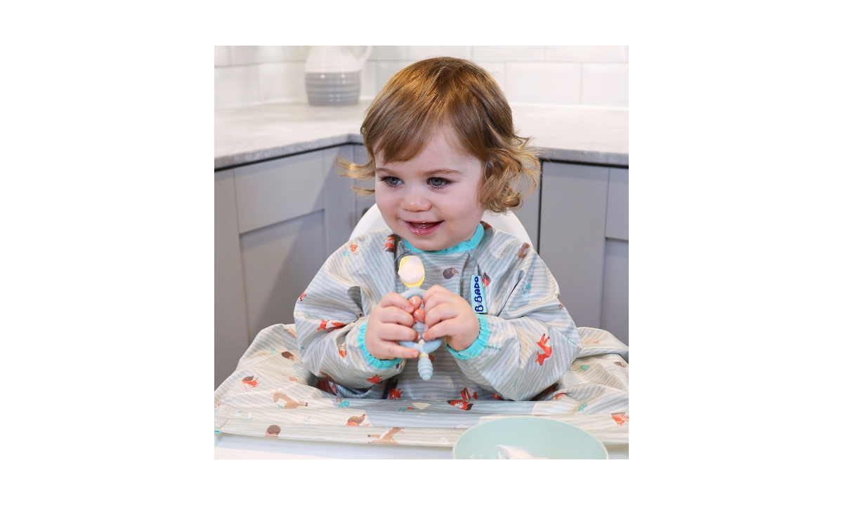 Bibado Multi-stage baby spoon and dipper - Dippit (two-pack) - Blue - green (twin pack)