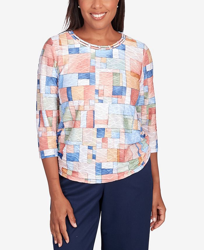 Alfred dunner petite tops clearance new arrivals