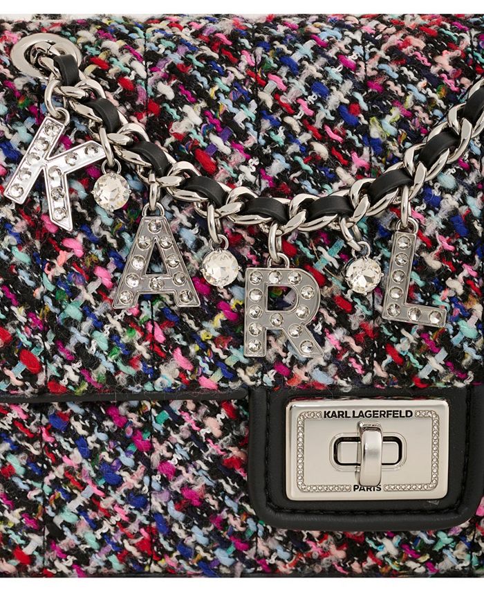 Karl Lagerfeld Paris Agyness Charm Detail Shoulder Bag