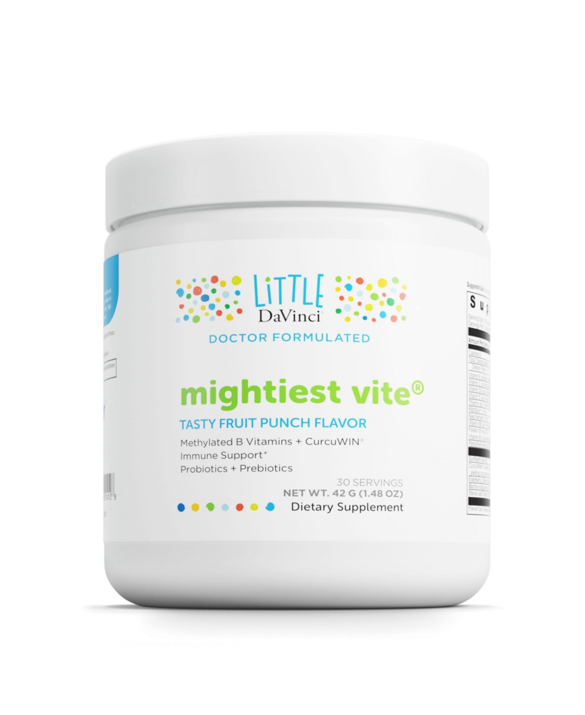 Little DaVinci Mightiest Vite With Probiotics and Prebiotics - Supports Immune System, Gut Health and Healthy Brain - With Vitami